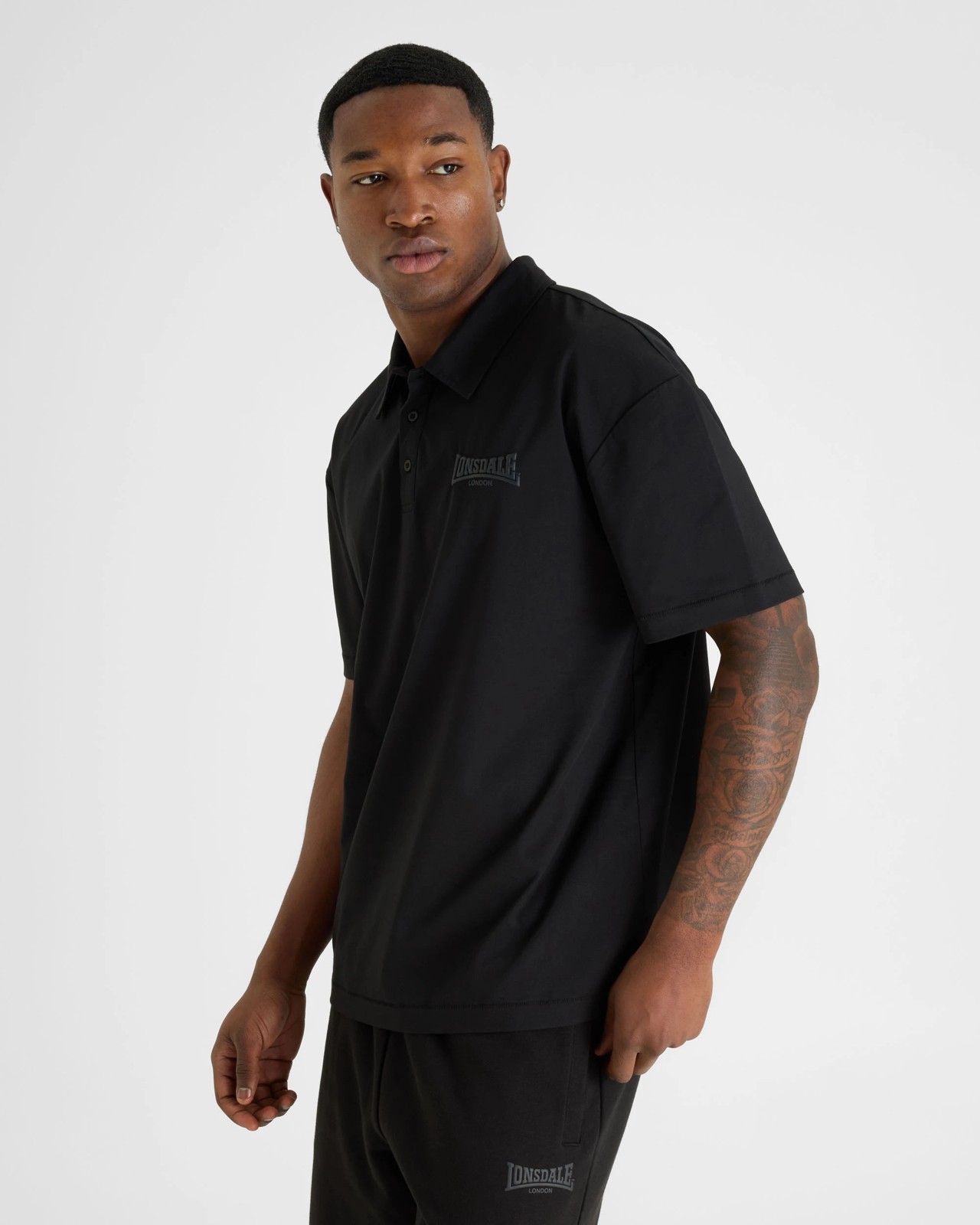 Lonsdale London Leisure Polo Top - Black 5 of 5