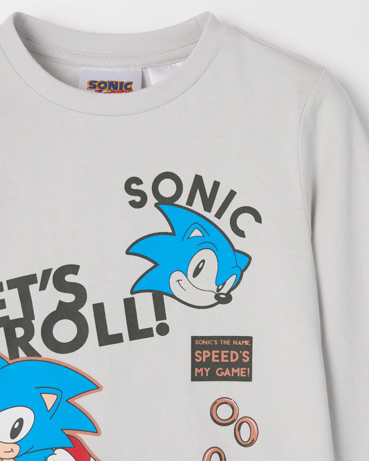 Sonic The Hedgehog Australian Cotton Younger Boys Knit Pyjama Set 2 of 3