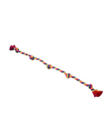 Pet Toy Mega Knotted Rope Rainbow - Anko
