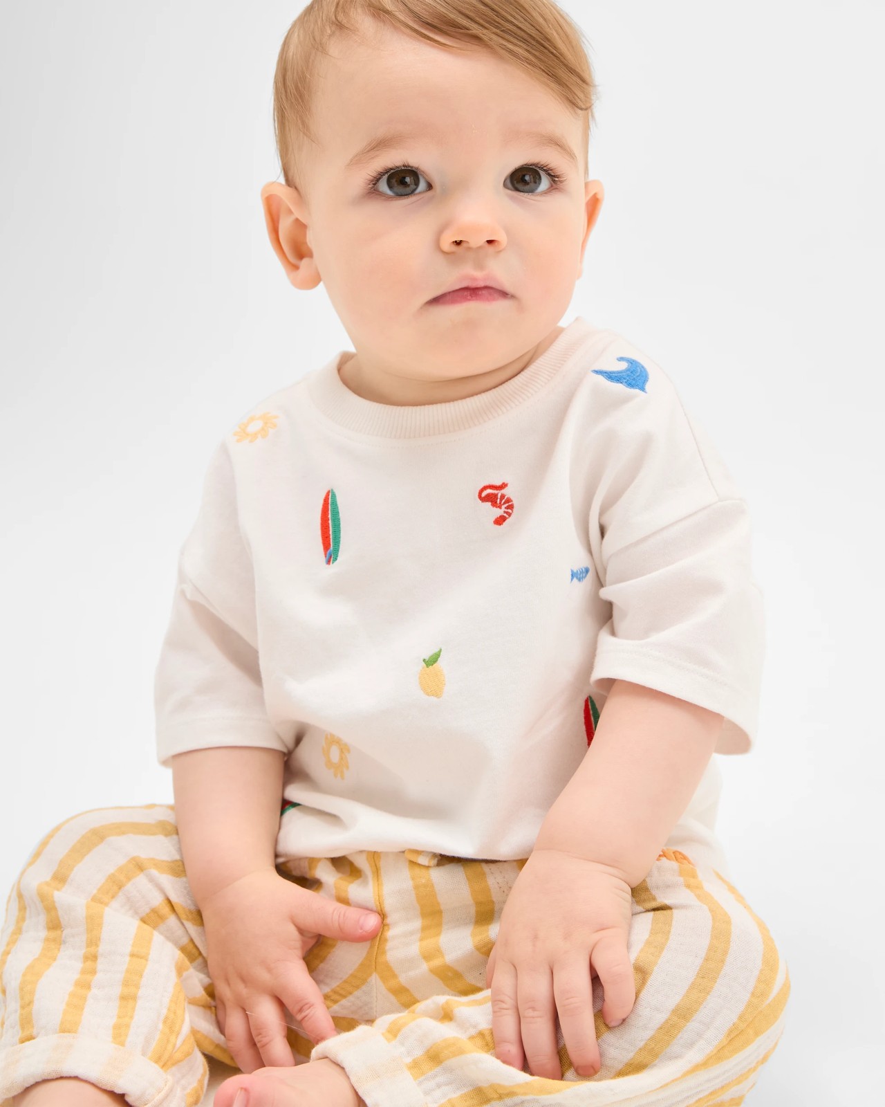Baby Muslin Pants - Jojoba Yellow 3 of 6