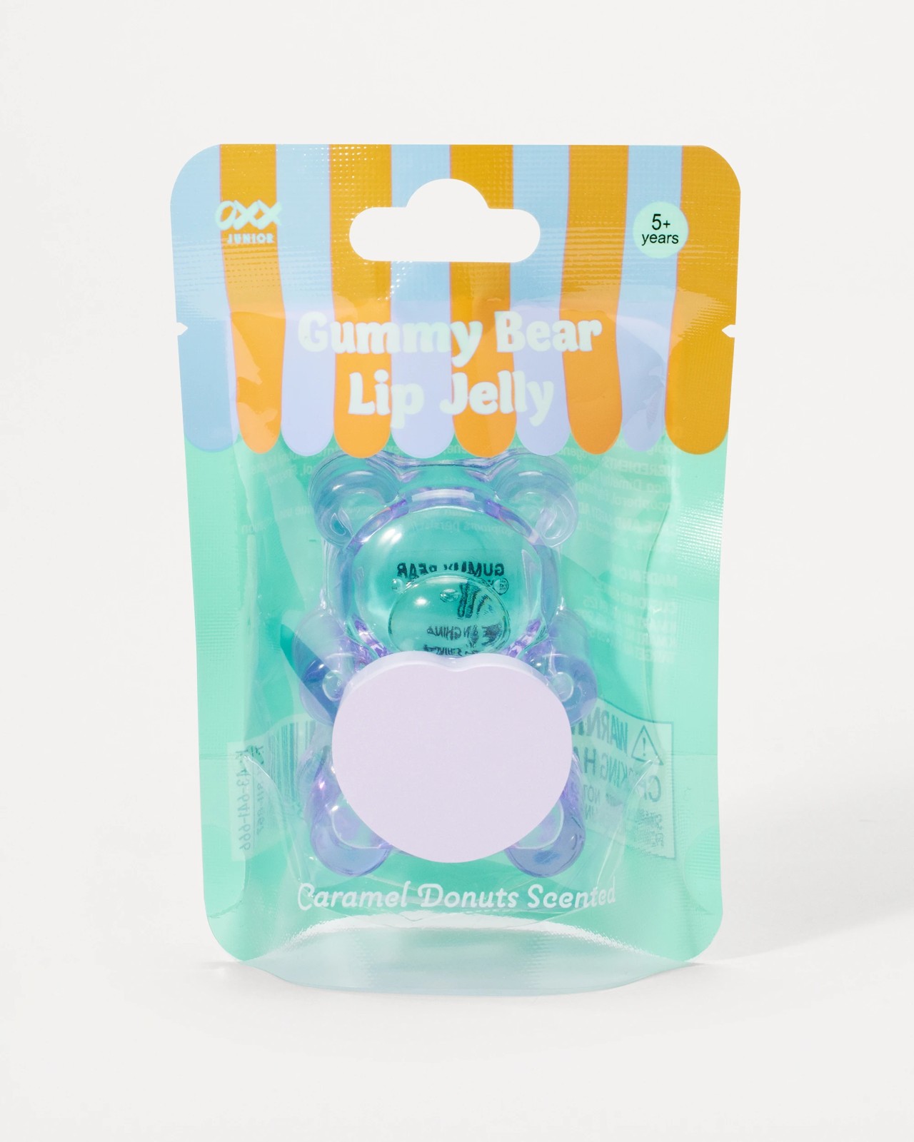 OXX Junior Gummy Bear Lip Jelly - Caramel Donuts Scented 5 of 6