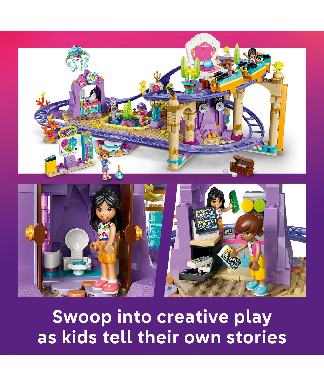 LEGO® Friends Mermaid Roller Coaster Ride 42703 4 of 6