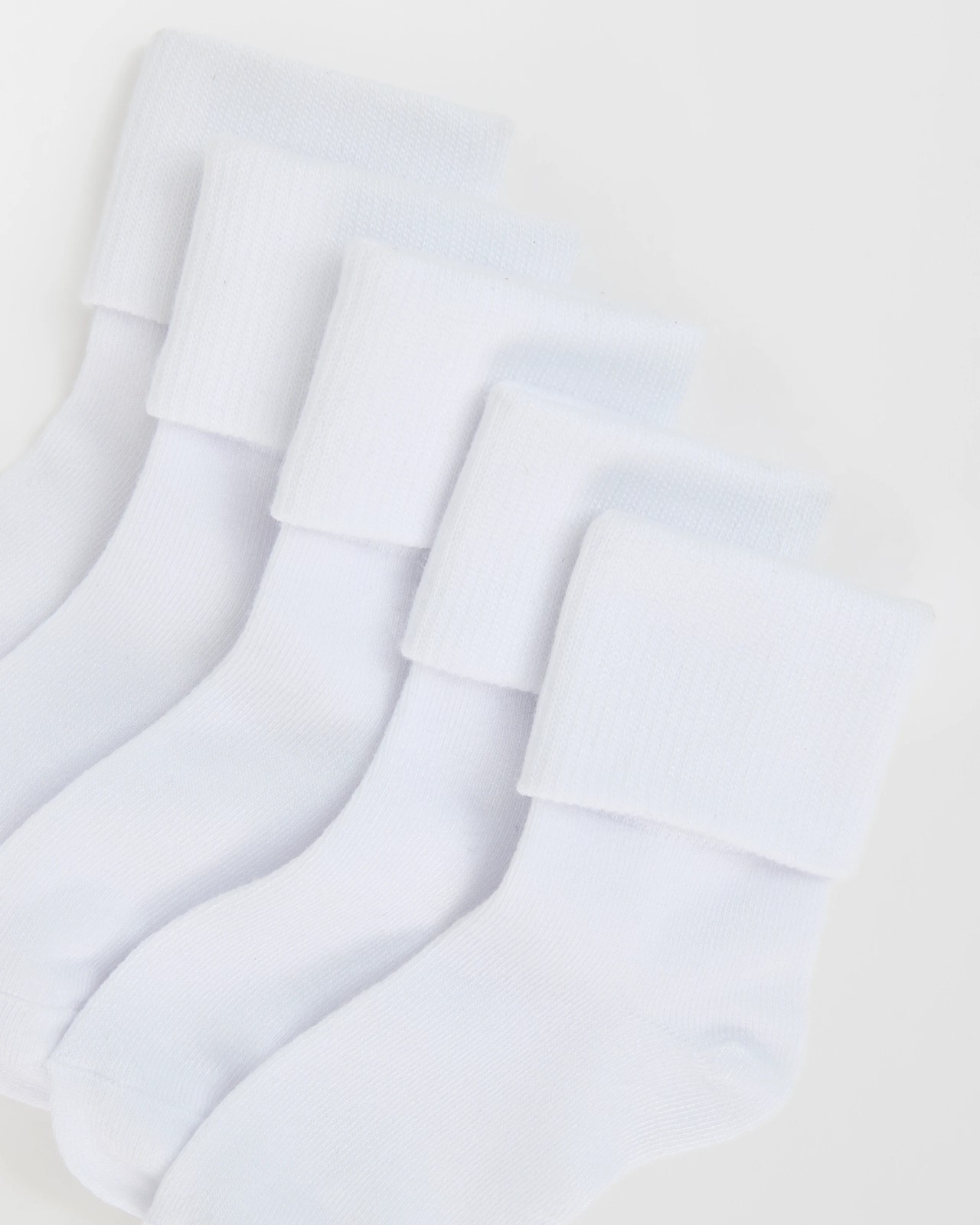 Maxx Bamboo 5 Pack Turn Cuff School Socks 2 of 3