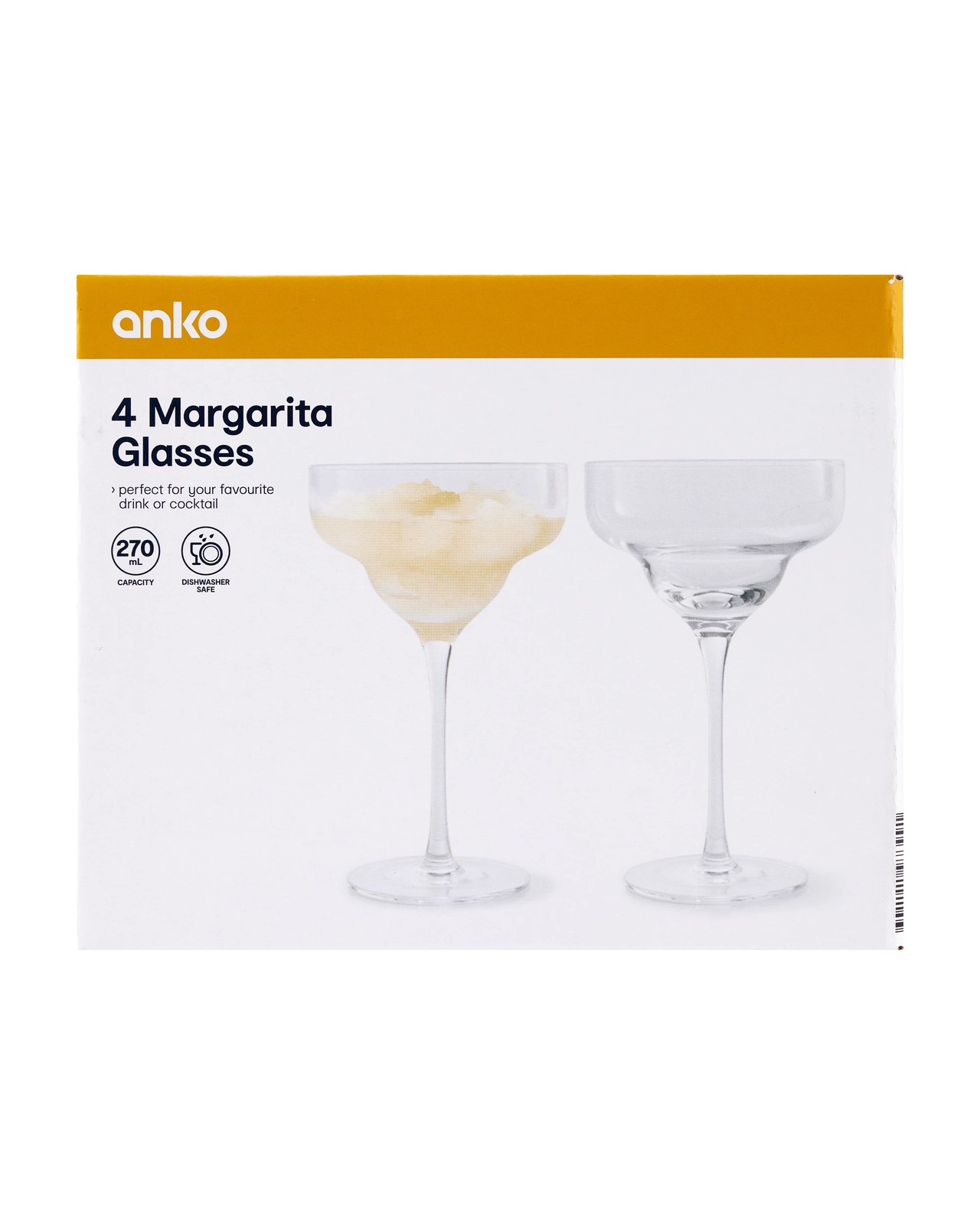 Anko 4 Margarita Glasses 5 of 5