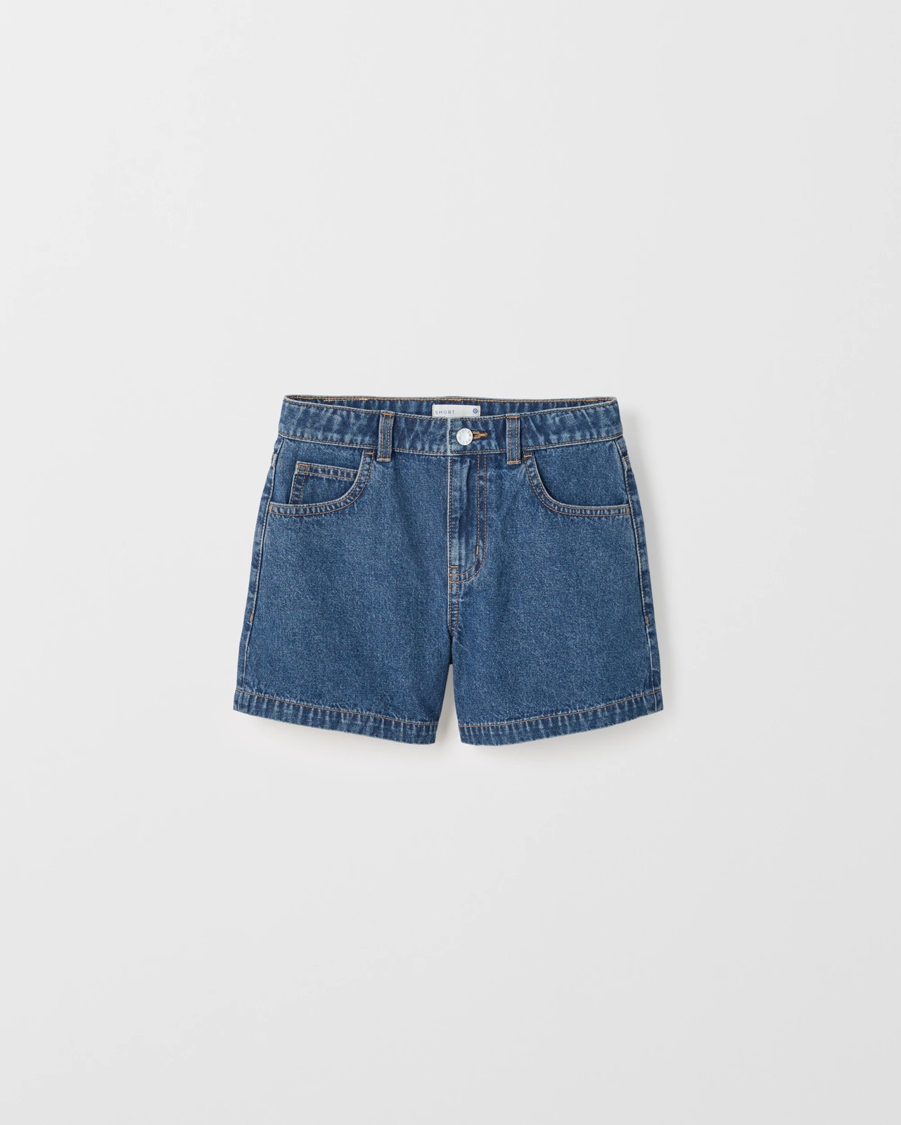 Denim Shorts - Mid Wash 5 of 6
