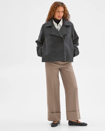 Preview Double Breasted Short Coat