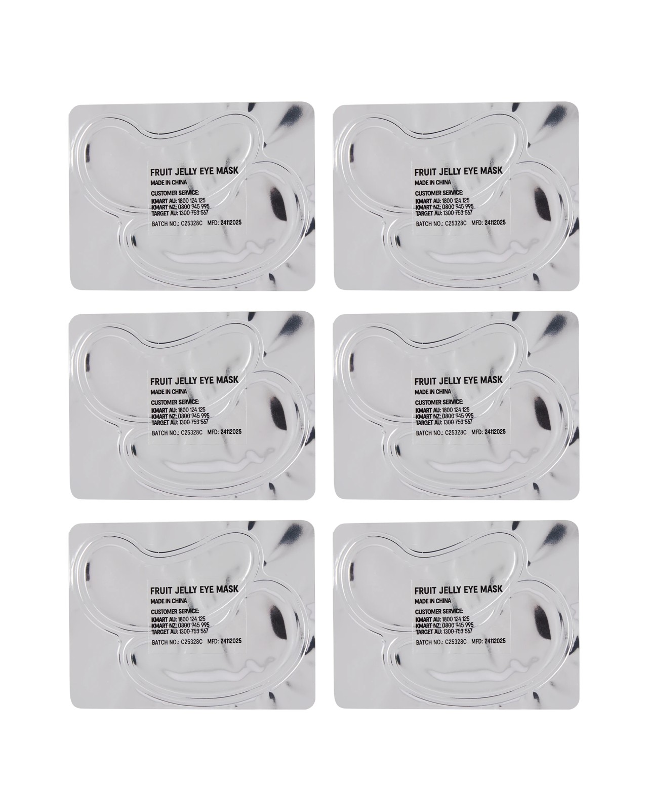 OXX Skincare 12 Piece Fruit Jelly Brightening Eye Mask - Pro Vitamin B5 and Watermelon Extract 3 of 5