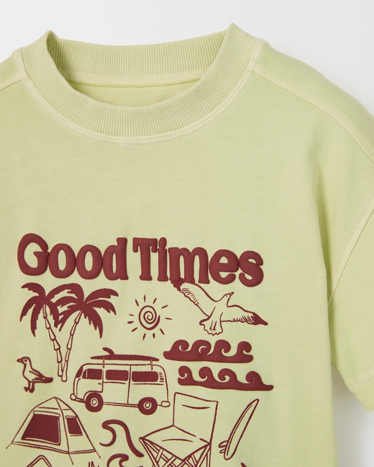 Australian Cotton Oversized T-Shirt - Yellow 6 of 6
