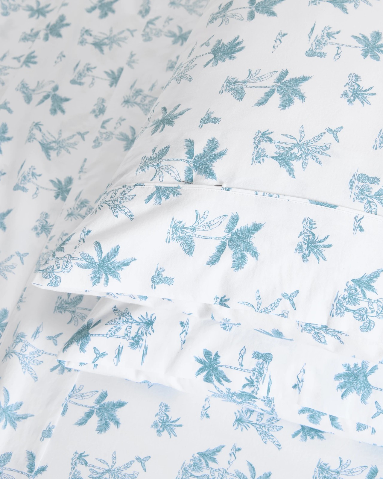 Tamara Palm Australian Cotton Printed Sheet Set 2 of 3