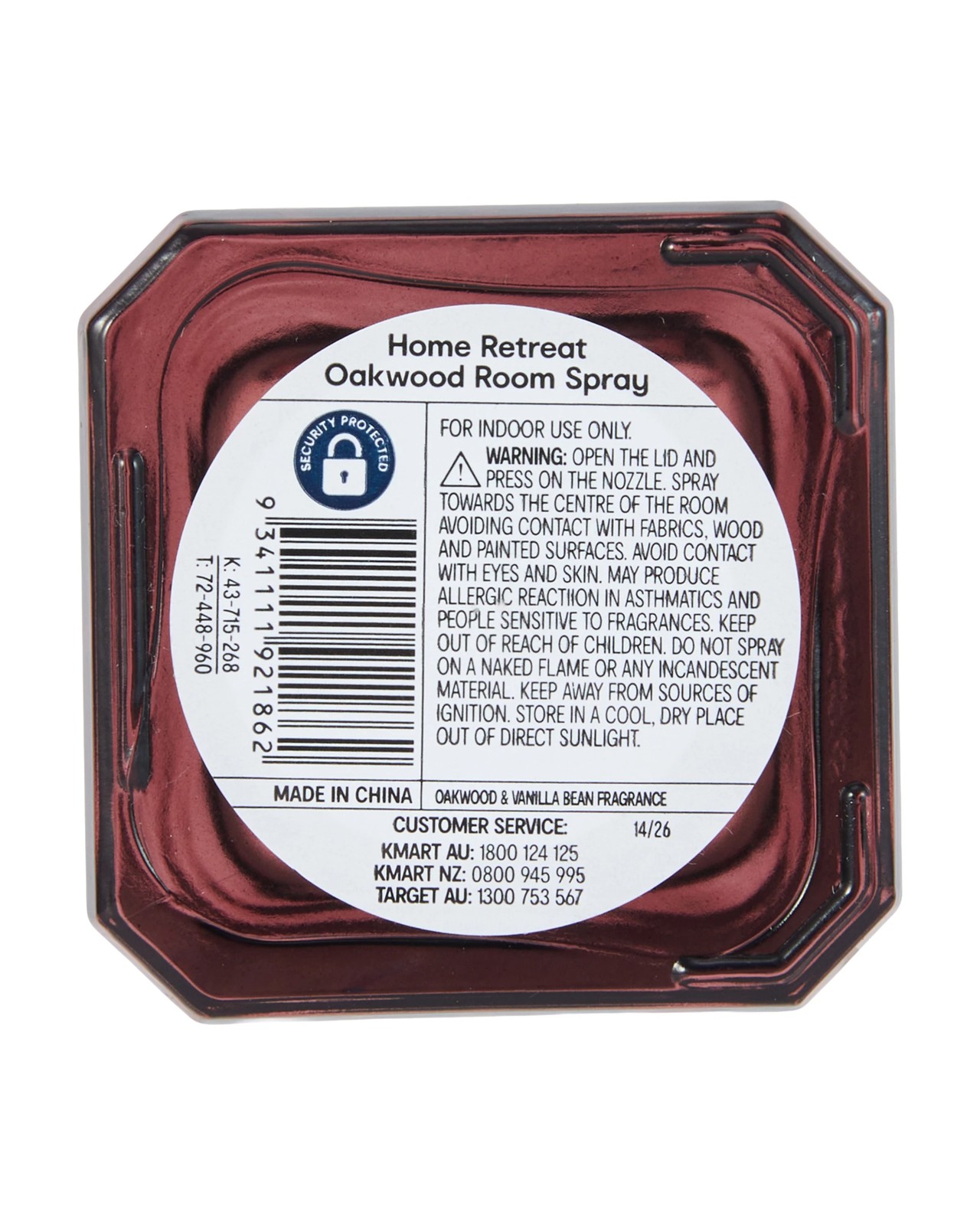 Anko Home Retreat Oakwood Vanilla Bean Tonka Room Spray 5 of 5