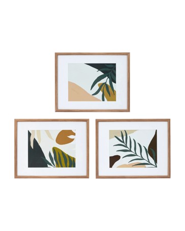 Anko Set of 3 Gallery Frame - Walnut