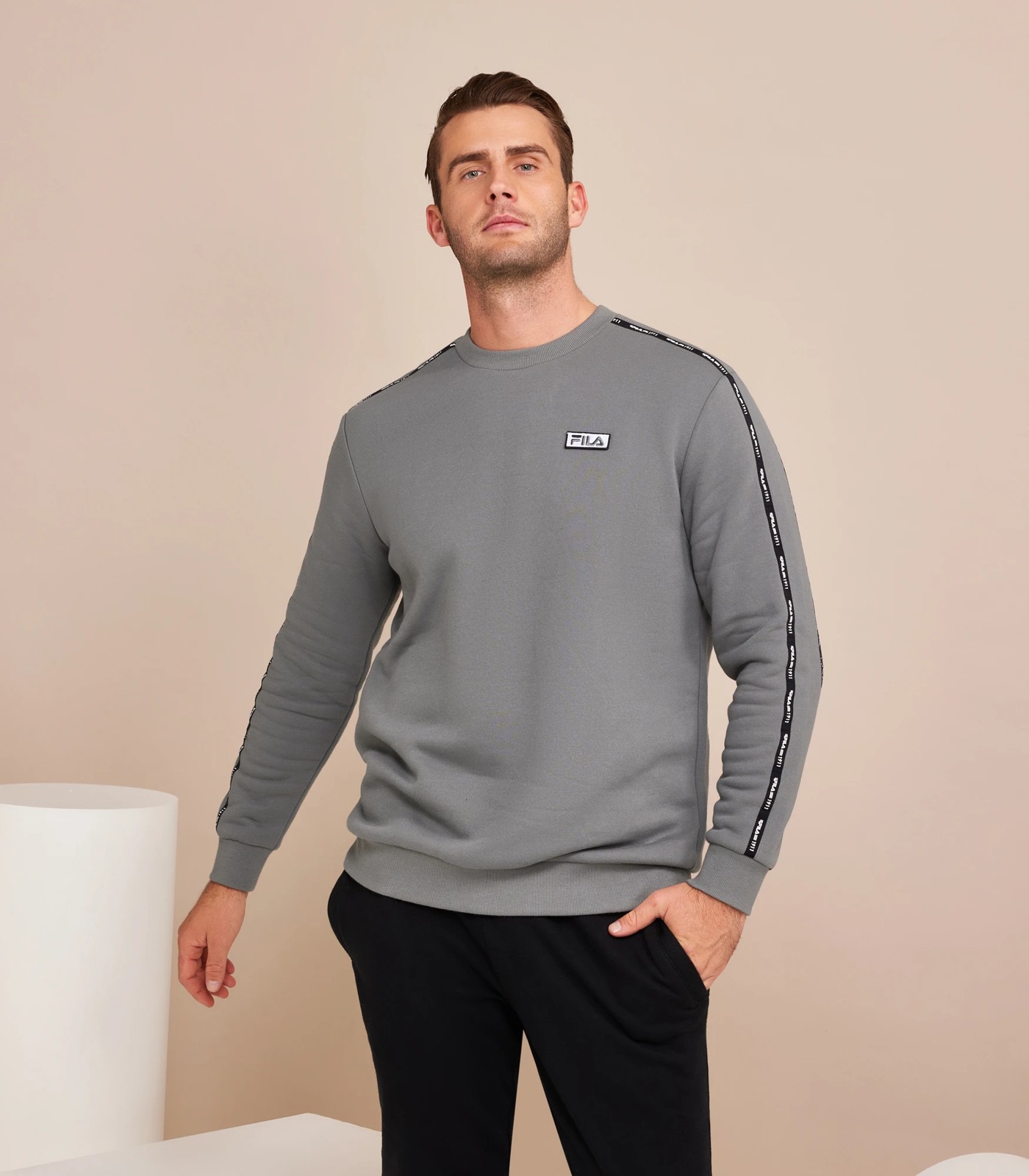 Grey clearance fila jumper