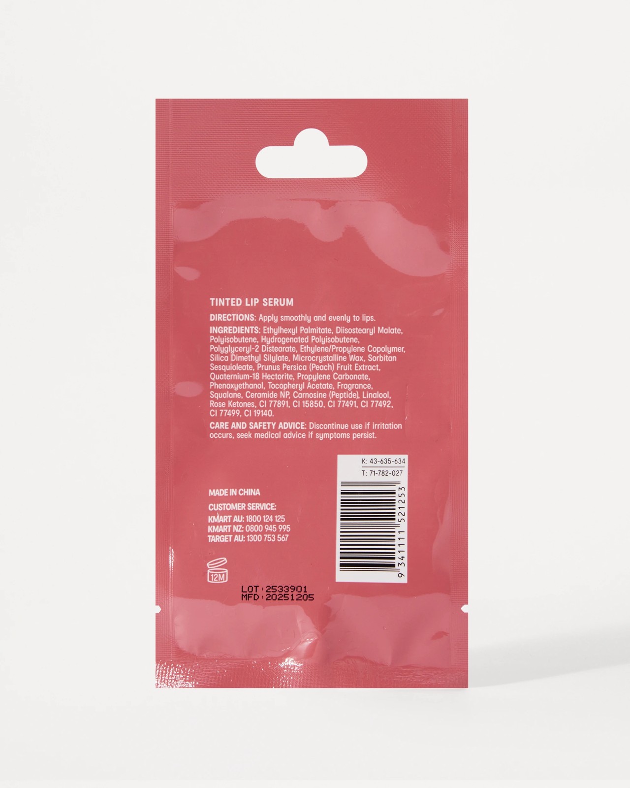 OXX Skincare Lip Care Tinted Lip Serum 15ml - Dusty Rose 4 of 4