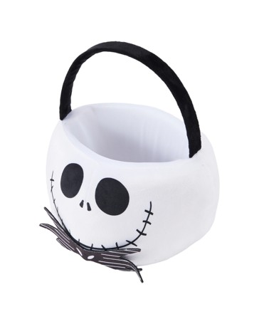 Disney Tim Burton's The Nightmare Before Christmas Plush Halloween Basket