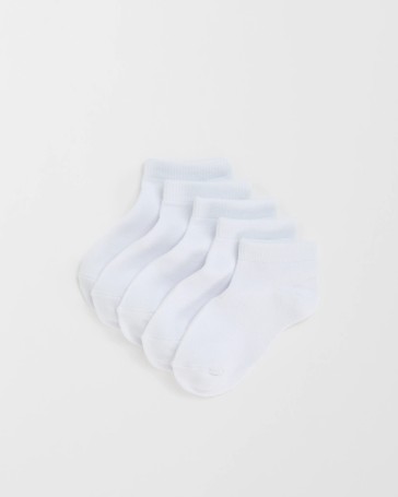Maxx Bamboo 5 Pack Low Cut School Socks