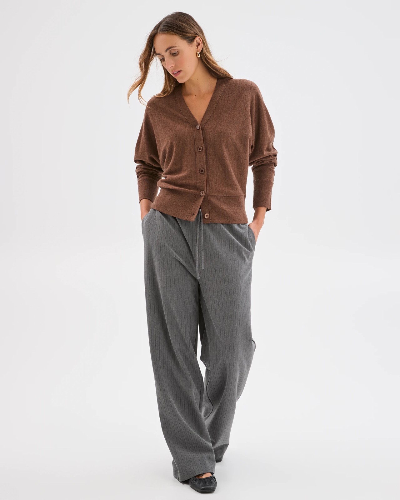 Preview Australian Merino Wool Batwing Cardigan 6 of 6