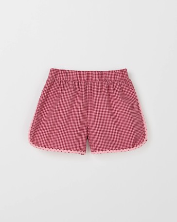 Dolphin Hem Woven Shorts