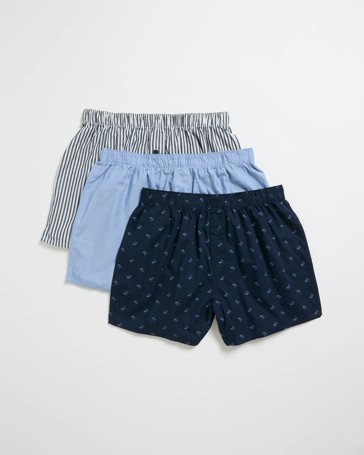 Maxx 3 Pack Woven Boxers