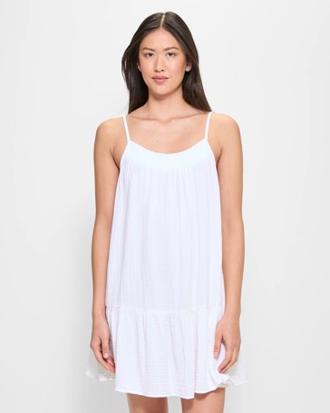 Double Cloth Mini Dress