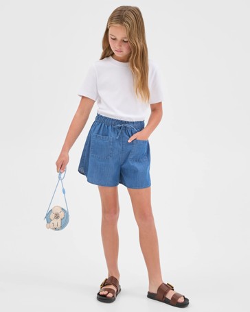 Australian Cotton Chambray Shorts