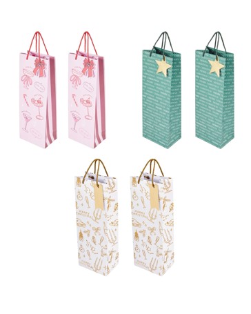 Anko 2 Pack Bottle Bags - Assorted