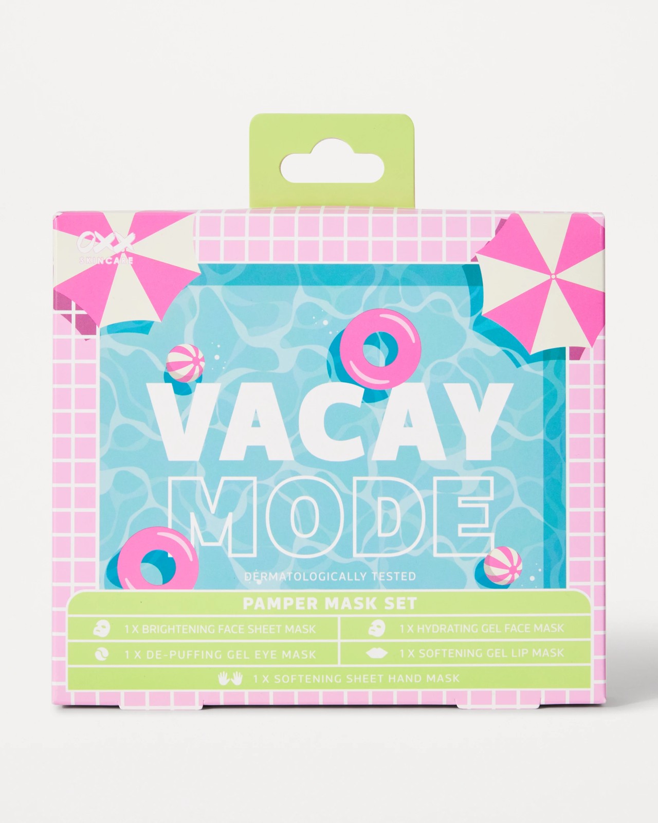 OXX Skincare Vacay Mode Pamper Mask Set 3 of 4