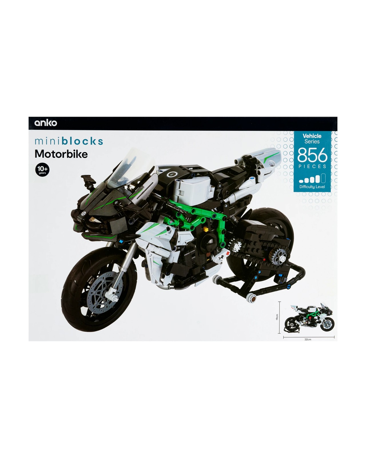 856 Piece Mini Blocks Vehicle Series: Motor Bike 2 of 2