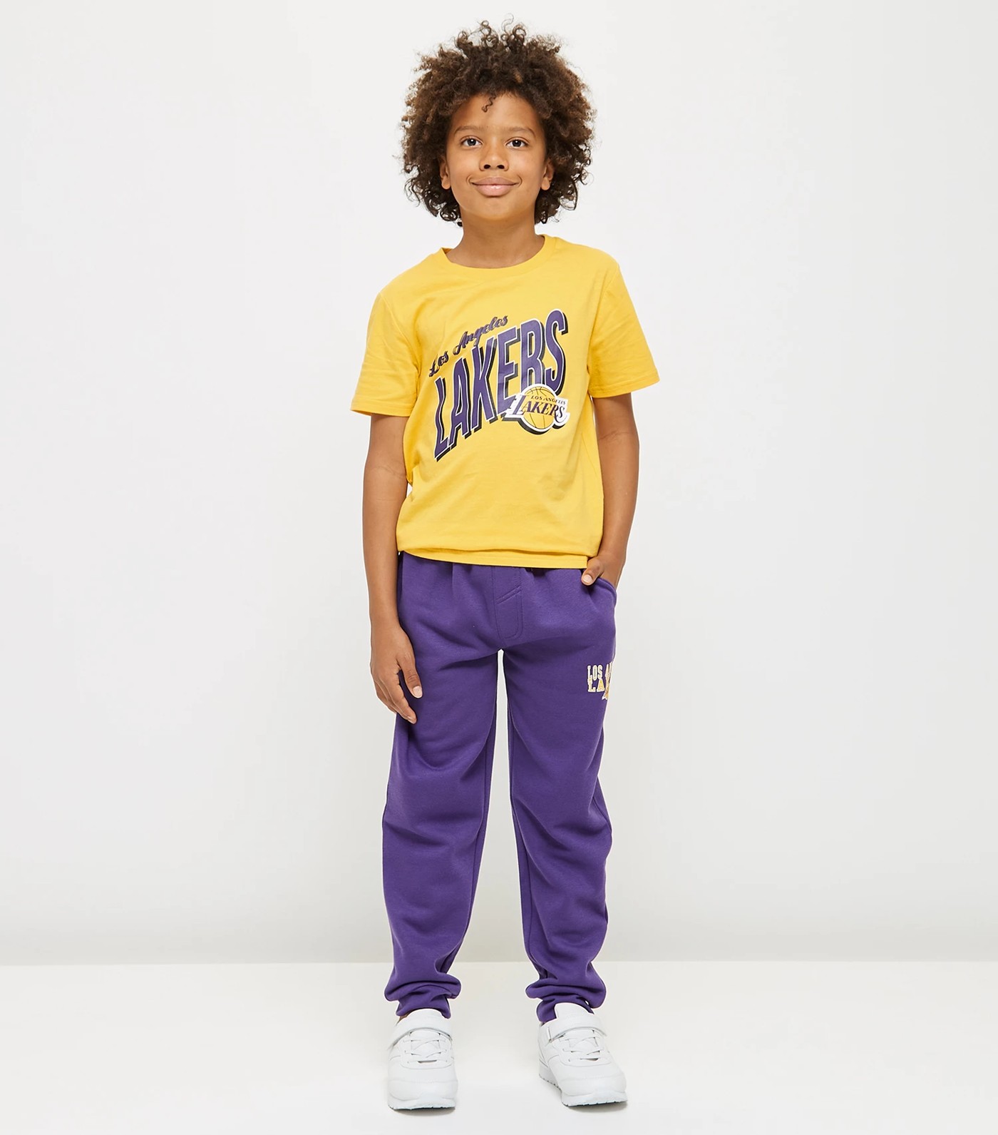 Lakers T-shirt and Jogging Bottoms Set
