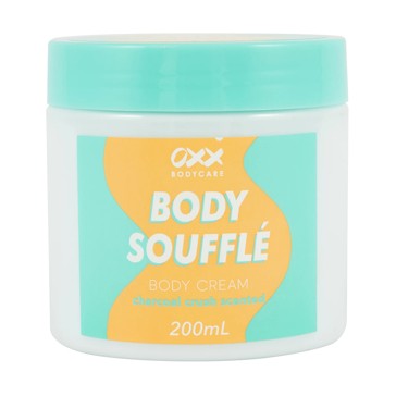 OXX Bodycare Body Souffle Body Cream 200ml - Charcoal Crush Scented