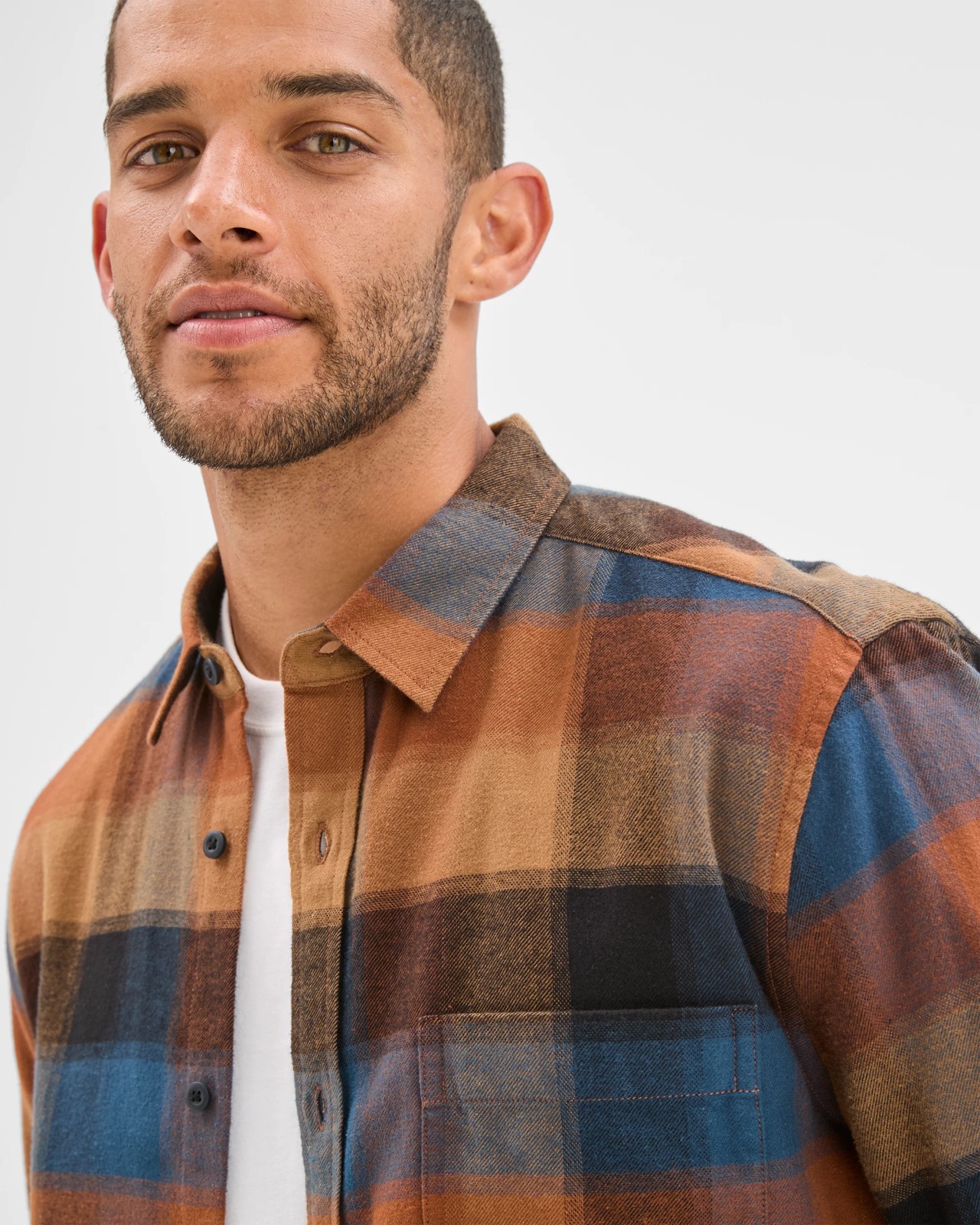 Australian Cotton Long Sleeve Flannelette Shirt  - Multi 5 of 6