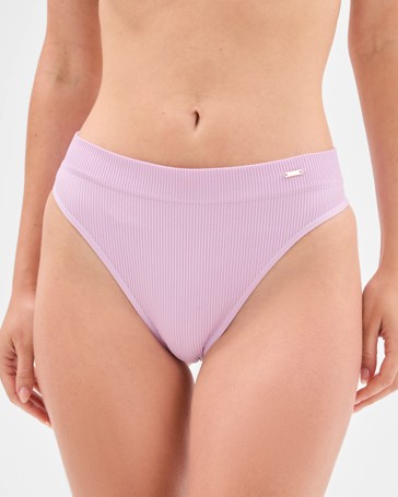 Ribbed Seamfree High Waisted G-String Briefs - Lily Loves