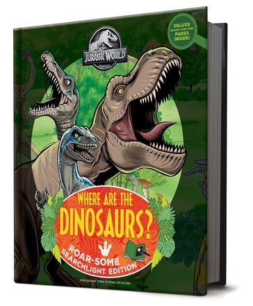 Jurassic World: Where are the Dinosaurs? Roar-Some Searchlight Edition - Book