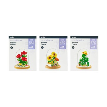 Mini Blocks Flower Series: Flower Dome Playset, Assorted - Anko