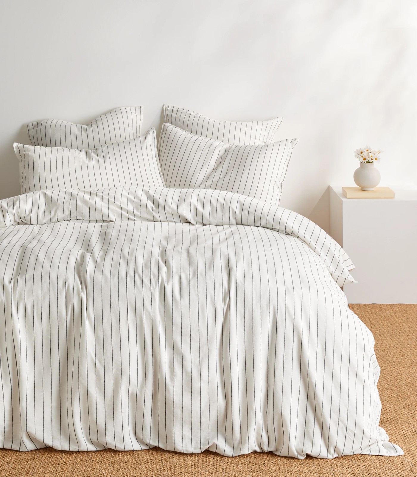 Stuart Stripe Linen/Cotton Quilt Cover Set