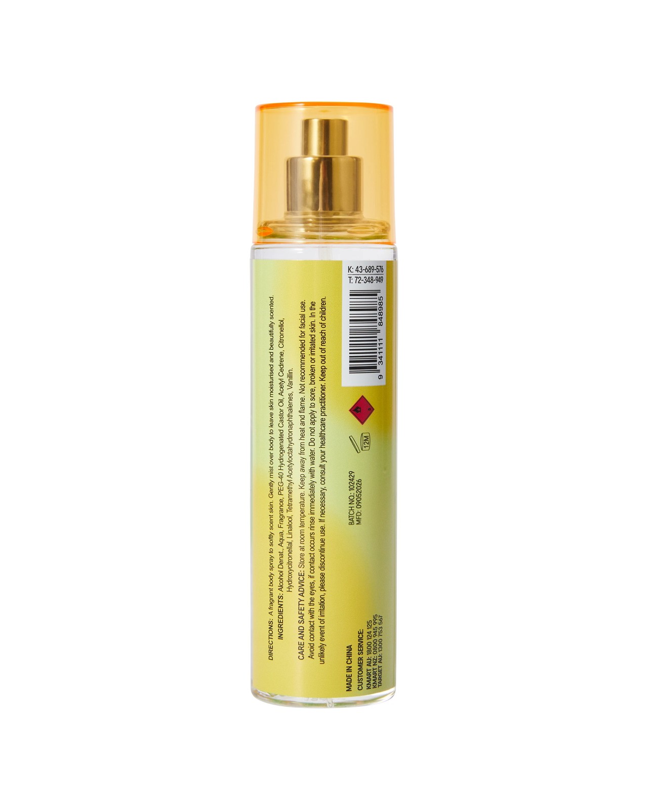 OXX Fragrance Mood Scents Uplifting Body Mist 150ml, Yuzu - Raspberry and Peach Scents 3 of 3