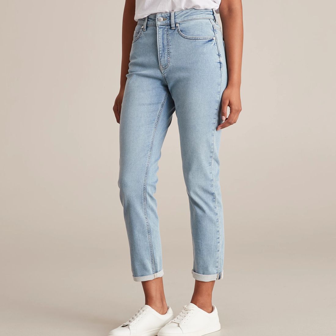 Tash Wonder Denim Mid Rise Ankle Length Girlfriend Jeans | Target Australia