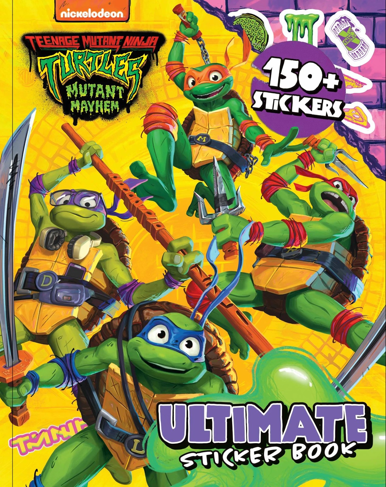 Nickelodeon Teenage Mutant Ninja Turtles Mutant Mayhem Ultimate Sticker ...