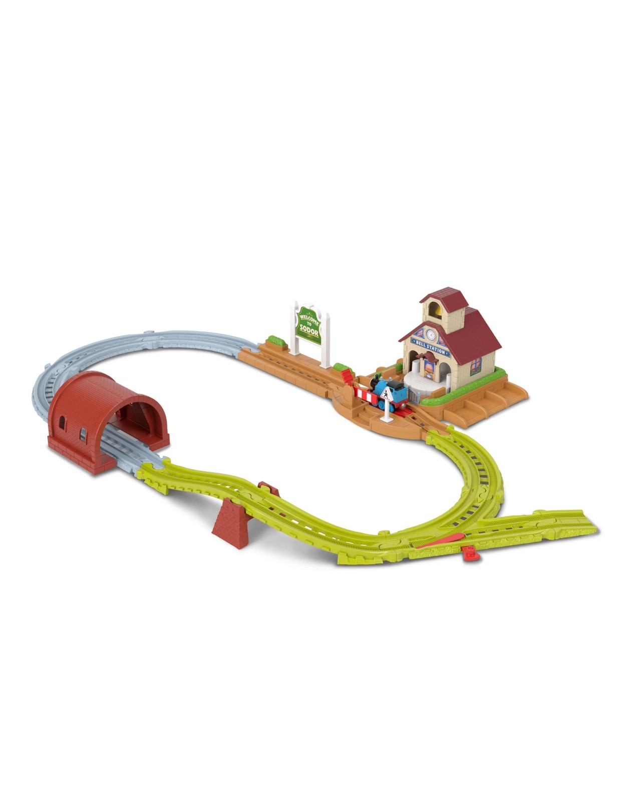 Thomas & Friends Bell Station Train Set with Push-Along Thomas Engine & Track 4 of 5