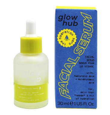 Glow Hub the Hydration Hero Facial Serum 30ml - Hyaluronic Acid, Polyglutamic Acid and Glycerin
