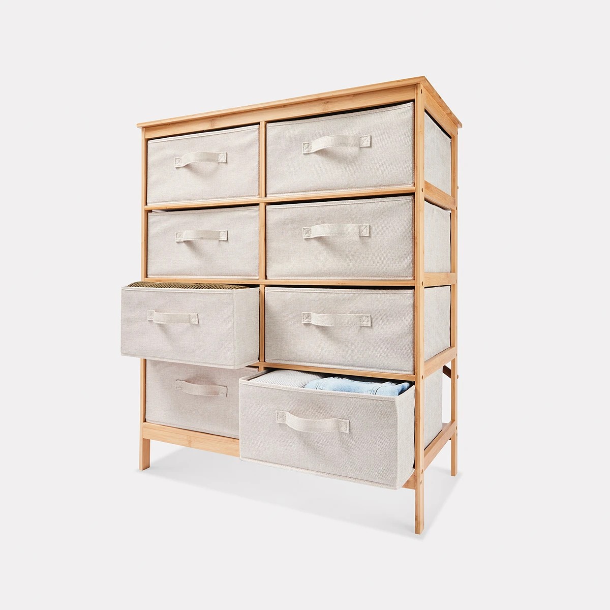 Bamboo Chest, 8 Drawer - Anko 2 of 5