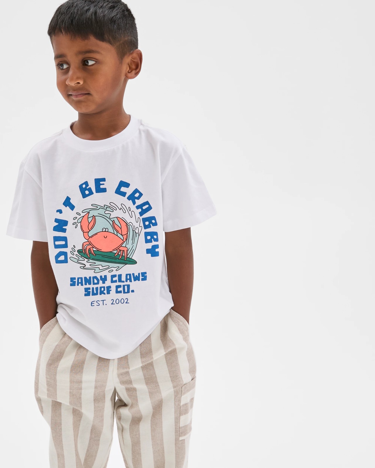 Australian Cotton Short Sleeve T-Shirt - White 2 of 6