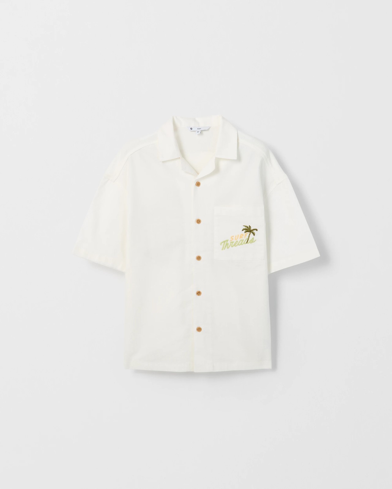 Cotton Short Sleeve Textured Shirt 4 of 6