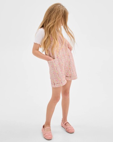 Cotton Sleeveless Denim Playsuit