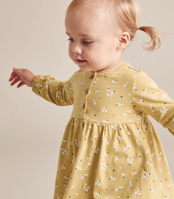 Baby girl deals yellow dress