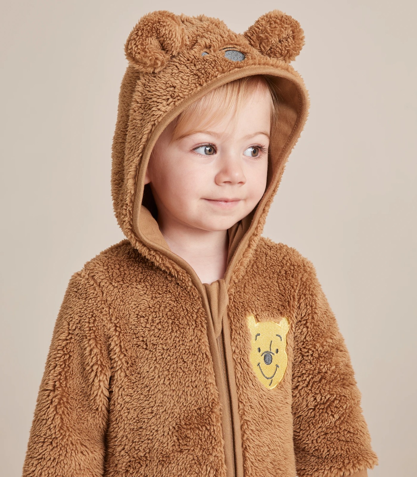 Disney Baby Winnie The Pooh Fleece Coverall 6 of 6