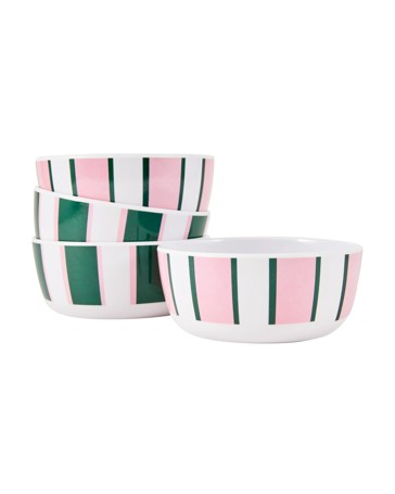 Anko 4 Pack Summer Vacay Bowls