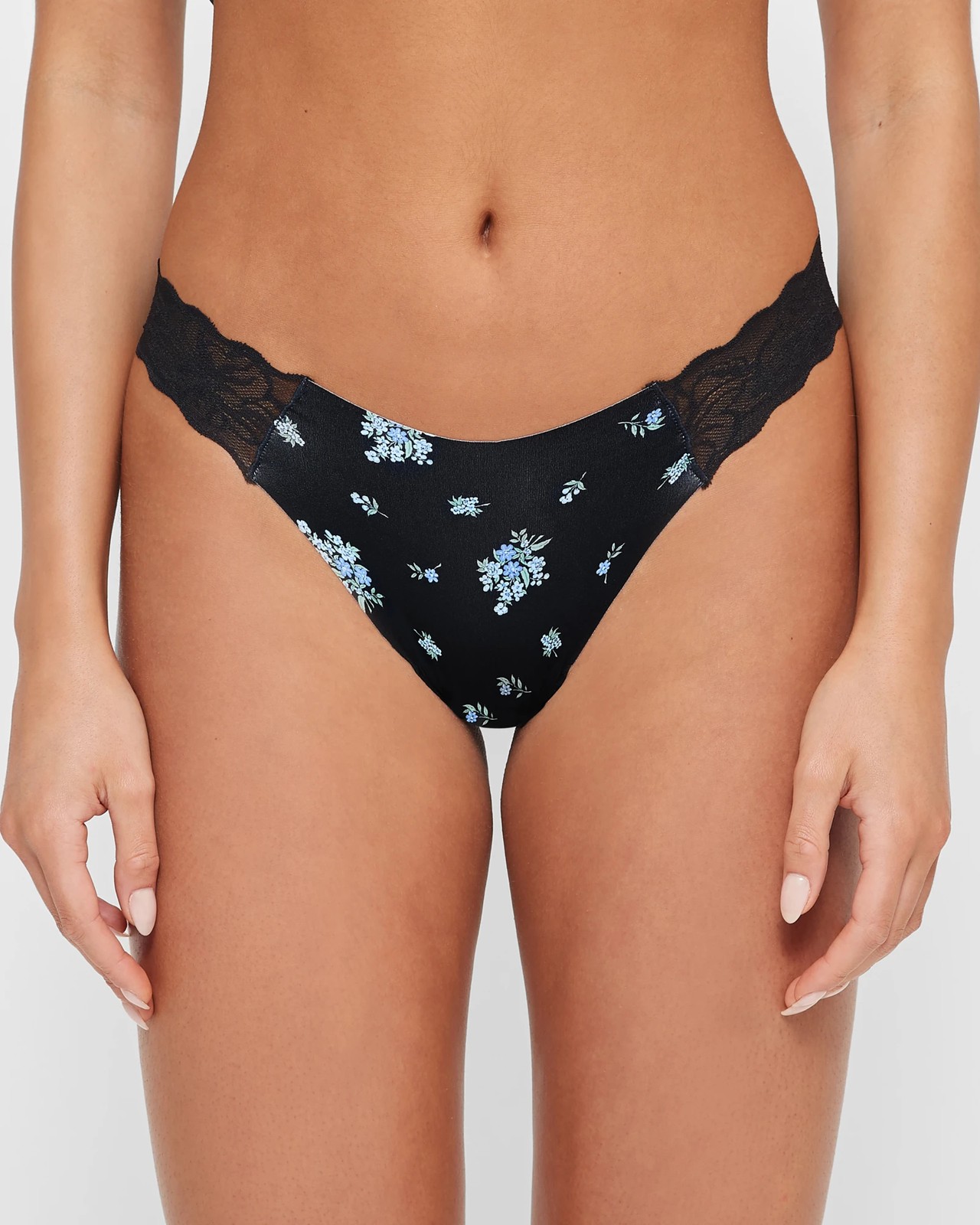 Lacey No Show G-String Briefs - Lily Loves - Ditsy Bouquet