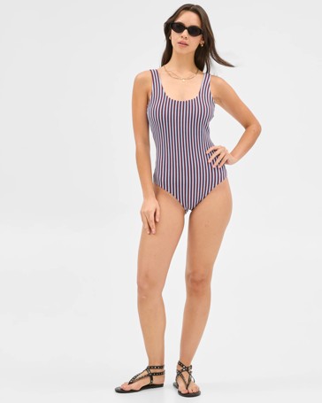 Resort Crinkle Scoop One Piece Swim Bathers