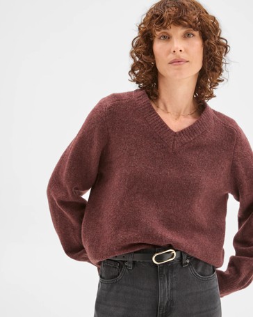 Super Soft High V-Neck Sweater