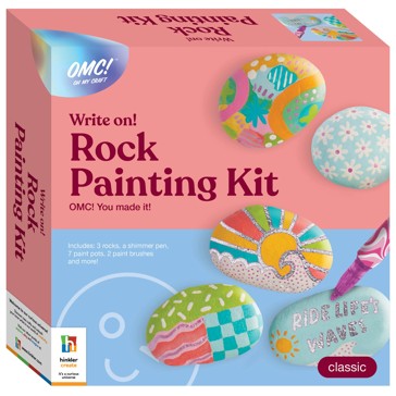 OMC! Write On! Rock Painting Kit